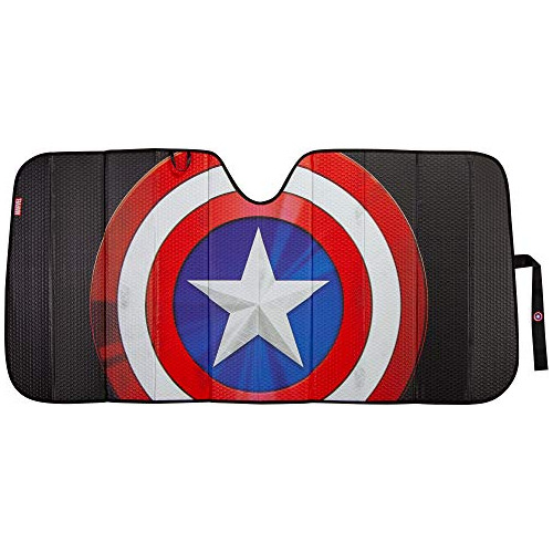003830r01 Marvel Captain America Shield Logo Black Matt...