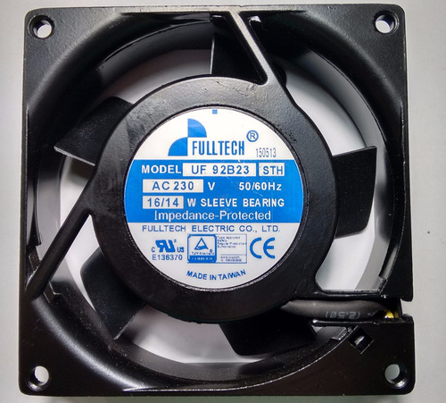 Cooler Turbina 3.5 Pulgadas  Ac  220v 92x92x25,50 16/14w