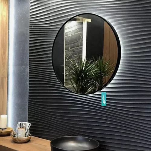  Bathroom mirror Espejo redondo retroiluminado con luz LED, espejo  redondo montado en la pared inteligente con lámpara espejo 50 * 50/60 *  60/27.6 * 27.6 in luz bicolor espejo antivaho de