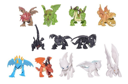 Promoção Como Treinar Seu Dragão Kit 12 Miniaturas Oferta