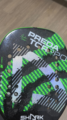 Raquete De Beach TĂȘnis Shark Predator Pro 2024 Carbono 3k Le (Usado)