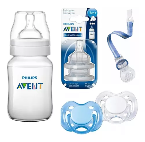 Mamadera Biberon Natutal Philips Avent De 330ml 3m+ Anticol