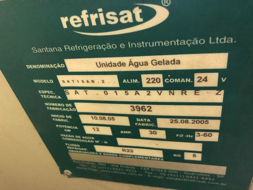 Imagem 5 de 5 de Unidade De Água Gelada (chiller)