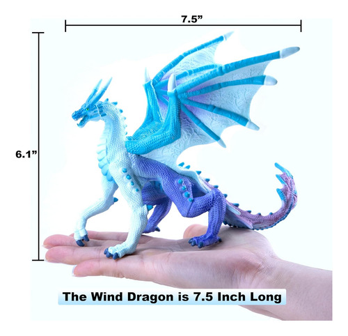 Estatua De Dragón Viento De 19 Cm Para Niños A Partir De 3 A