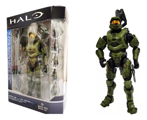 Halo 5 Jefe Maestro Series 8 Con Accesorios