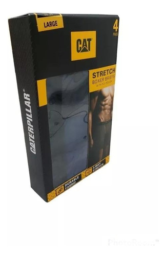 Boxer Caterpillar Pack 4u Strech Original Importado De Usa