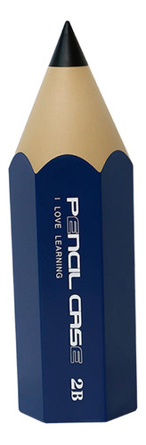 Porta-canetas Em Forma De Lápis Porta-canetas De Mesa Azul