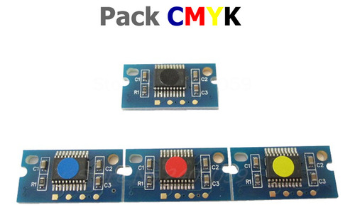 Pack Cmyk 4 Colores Chip Toner Konica Minolta Magicolor 8650