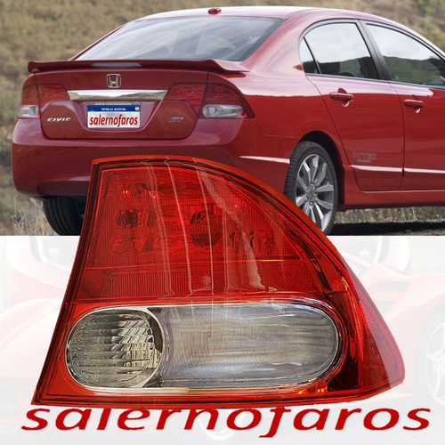 Imagen 2 de 6 de Juego Faros Traseros Honda Civic 2006 2007 2008 2010 2012