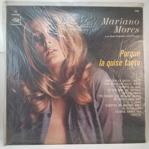 Mariano Mores - Porque La Quise Tango - Vinilo Tango - Mb+