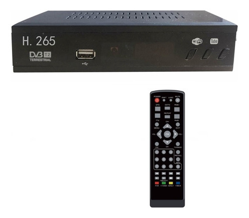 Sintonizador Digital Dvb T2 Hevc 265 Decodificador Dvb-t2 H.