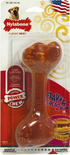 Flavor Frenzy Power Chew Dog Bones Masticadores Agresiv...