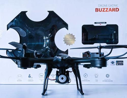Drone Gadnic Buzzard T30 Con Cámara Hd De Alta Definición Negro (Usado)