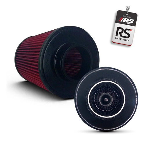 Imagem 4 de 7 de Filtro De Ar Esportivo Duplo Fluxo Rsd65150 Vermelho