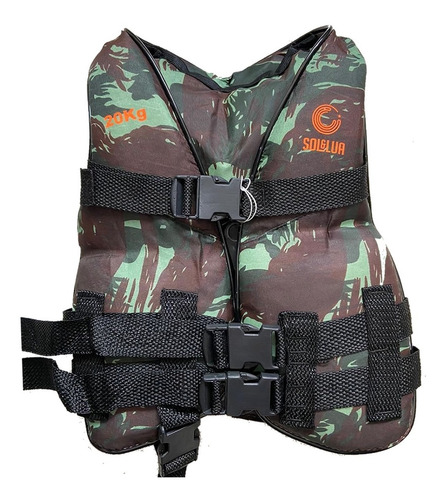 Imagem 2 de 2 de Colete Salva Vida Infantil Camuflado 40kg 30kg 20kg 15kg
