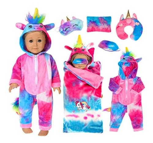 Ebuddy 18 Pulgadas Doll Clothes Y Accesorios-unicorn Pmcsp