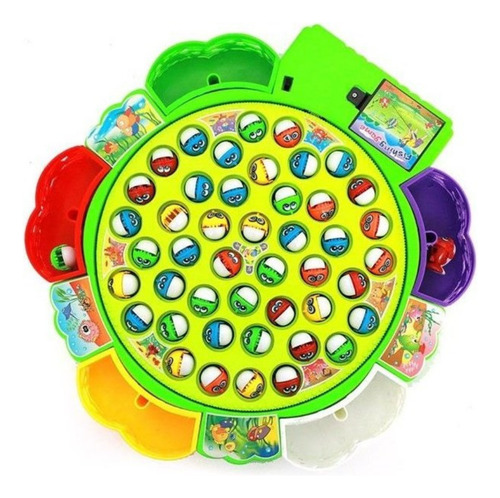 Brinquedo Pesca Peixe Grande Infantil Pescaria 24 Peixes