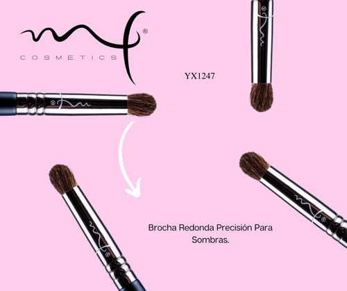 Brocha De Maquillaje Mf Cosmetics 1247 Precisión Para Sombra