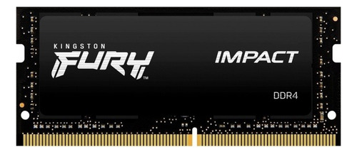 Memória RAM Kingston Fury Impact Sodimm Ddr4 16gb 2666 Cl16 Ram