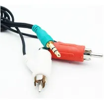 Comprar Cables Rca - Cable Divisor De Audio Estéreo Rca, Macho De 3,