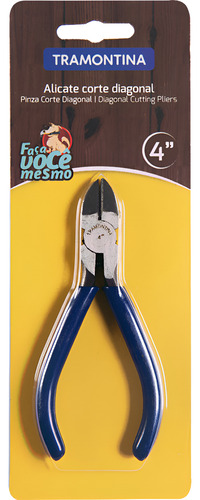 Alicate Com Corte Diagonal 4 Tramontina Aço Empunhadura Pvc