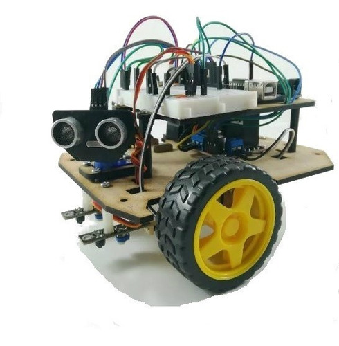 Kit No. 2 Robot Seguidor Linea Evasor Obstaculos Arduino 