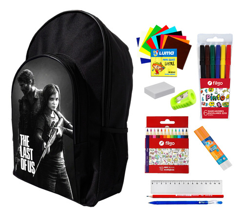 Super Combo Mochila + Utiles De  The Last Of Us #407