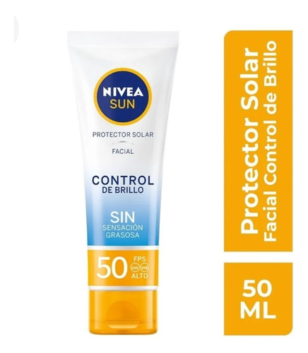 Protector Solar Facial Nivea Sun Fps 50 Control Brillo Nivea