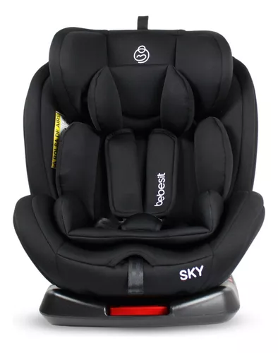 Silla Para Carro Bebé Sky 360 Isofix Bebesit 0 A 12 Años Color Negro Sky  Isofix 360