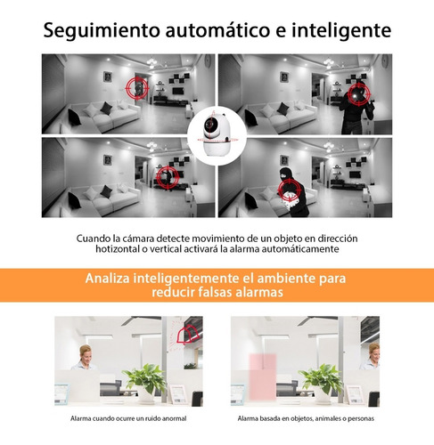 Imagen 8 de 10 de Cámara Ip Wifi Sinovision Seguimiento Audio Baby Call 2 Mpx