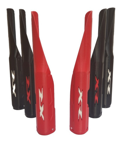 Imagen 3 de 7 de Protector Horquilla F3d Rojo Xr250 Tornado Shop