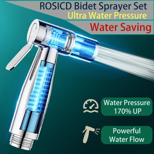 Juego De Rociador De Bidet De Mano Con Manguera De 2m