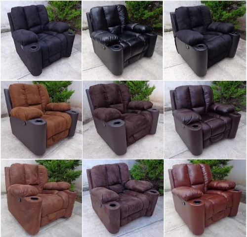 Imagen 2 de 12 de Sillón Reclinable Fijo Salas Sillones Envío Inmediato Sala