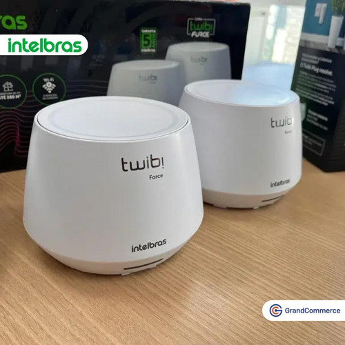 Intelbras Roteador Twibi force ax ax 1500 branco 2 unidades