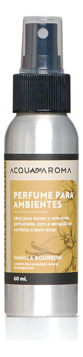 Perfume Para Ambientes Dia A Dia 60ml Vanilla Bourbon