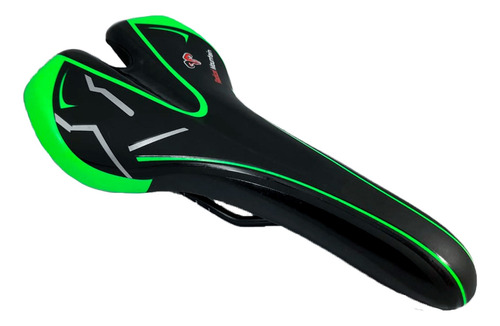 Asiento Mtb Radical Mountain Negro/verde