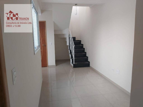 Imagem 1 de 15 de Cobertura C/ 90 M² - Sem Condomínio - 2 Dormitórios (1 Suíte), 1 Vaga - À Venda Por R$ 350 - Vila Pires - Santo André/sp - Co0945
