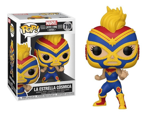 Funko Pop! Capitana Marvel Luchadores Original Primal Gaming