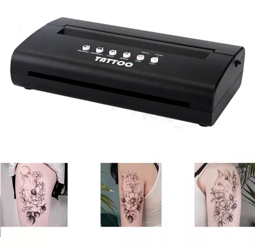 INKCHUM Termocopiadora Tattoo Impresora Tattoo con 20 Piezas de Papel de  Transferencia para Tatuaje : : Belleza