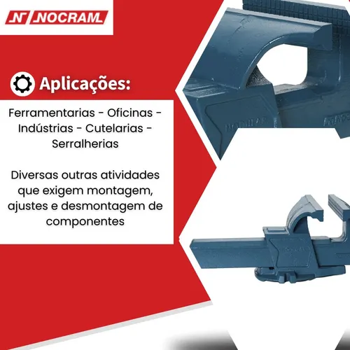 Morsa Torno De Bancada Linha Profissional Número 8 - Nocram