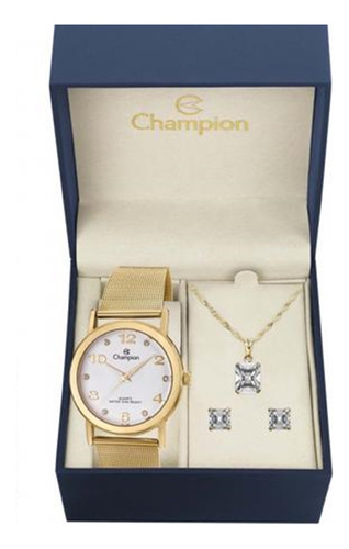 Relógio Champion Feminino Quartz Analógico - Dourado - 39mm