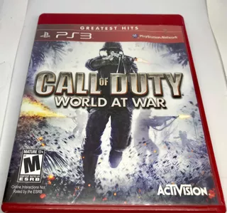 Call Of Duty World At War Ps3 Físico Original