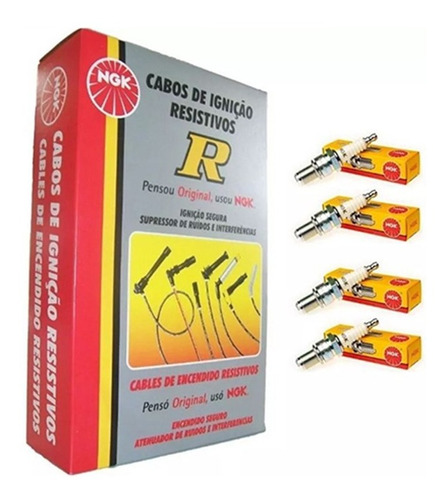 Kit Cables Y Bujias Ngk Fiat Siena 1.4 8v Fire