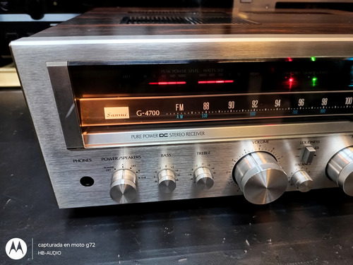 Precioso Sintoamplificador Sansui G-4700 Japan Hbaudio