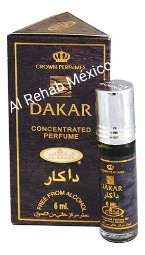 Al Rehab Roll On Dakar Essence De Parfum 6 ml Para  Hombre Recargable