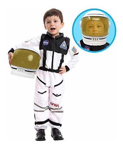 Disfraz Astronauta Con Casco Para Niños