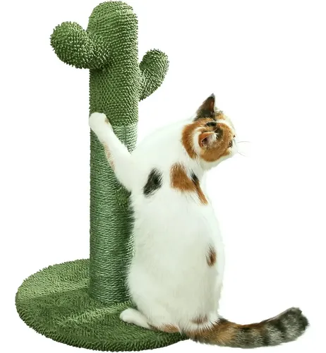 Rascador Cactus de Sisal Natural con Juguete (Wolfi)