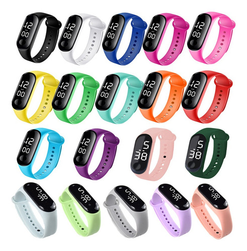 62 Piezas Reloj Led Digital Watch Touch Unisex Mayoreo \