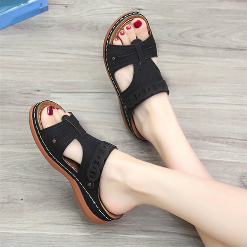 Yc Slipper Planas Versátiles Sandals, Antideslizantes Tacón