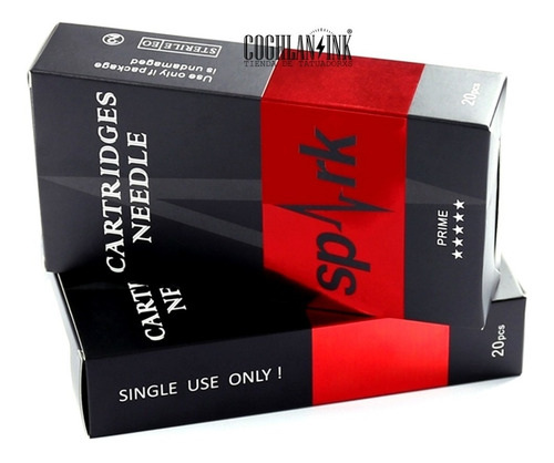 Imagen 6 de 7 de Tattoo Cartuchos Pen Spark Prime Membran Caja X20 Liner Rl9